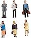 Bachmann Industries SceneScapes Standing Platform Passengers Miniature Figures (6 Piece)
