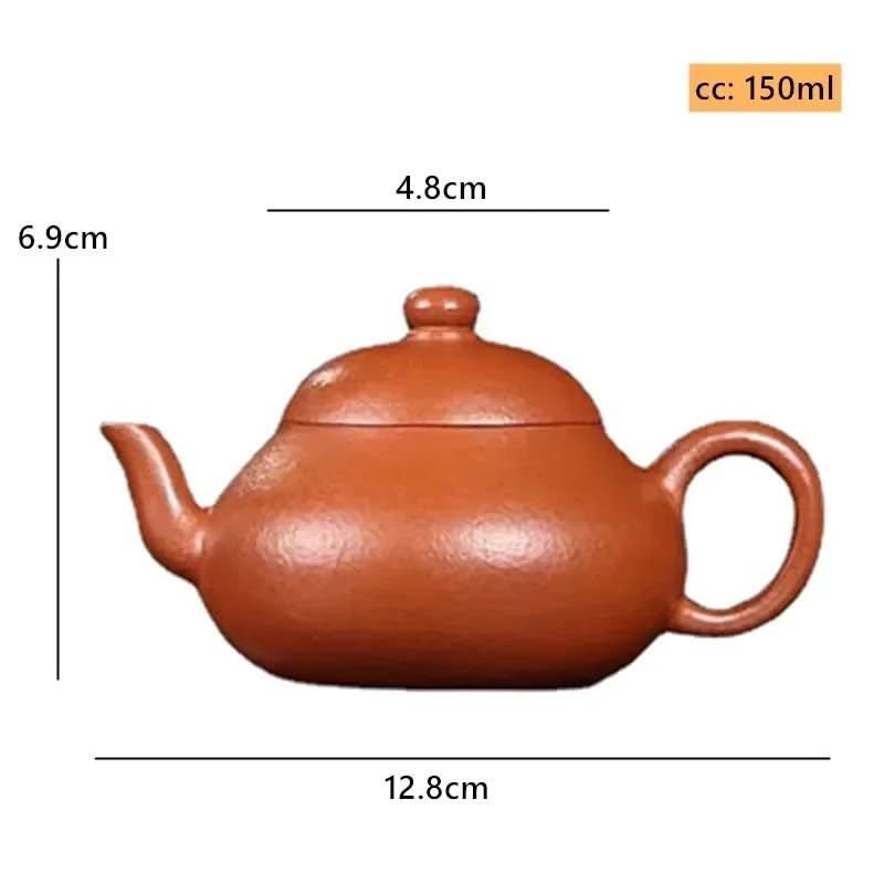 Dzbanek do herbaty 150 ml luźna herbata liściasta stroma fioletowa glina ręcznie robiony czajniczek chińska ceremonia herbaty materiały wielofunkcyjne ceramiczne czajniczek zaparzacz do herbaty