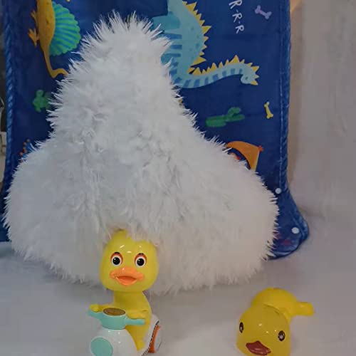 Disfraz de pato animal blanco para bebés miniatura 3