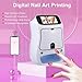 Sunseota Nail Art Printer Machine,w/Touch Screen Display,3D Digital Nail Printer Manicure Salon Set w/Nail Printer Machine/Pack of Nail Polish&Nail Dryer,Mobile Nail Printing Machine
