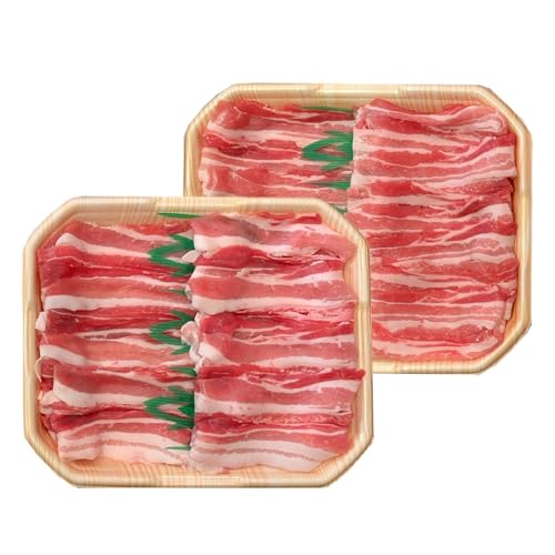 特選木城産 豚バラスライス 1kg (500g×2パック)