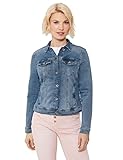 Cecil Denim Jacke mit Knopfleiste und seitlichen Taschen