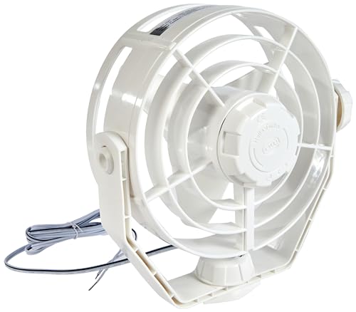 Hella 003361022 '3361 Series' 12V DC 2 Speed Turbo Fan with White Housing by Hella - Image 2