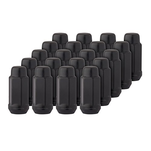 DPAccessories 20 Black 14x2 Closed End XL Bulge Acorn Lug Nuts for Aftermarket Wheels LCB4B9HE2BK04020