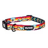 Wolfgang Heavy Duty, Adjustable Dog Collar with Quick Release Nylon Buckle for Walking & Training, MountainVibes Print, Medium