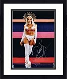 Framed Zelina Vega WWE Autographed 16" x 20" Entrance Wearing Photograph - Autographed Wrestling Photos