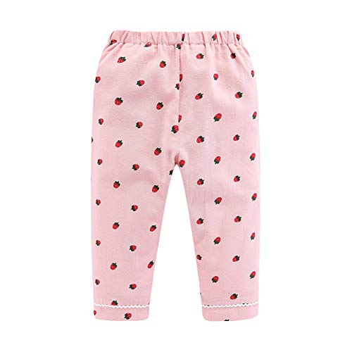 Mud Kingdom Pijamas para meninas Toddler Manga comprida Pijamas 100% algodão Respirável Padrão moran