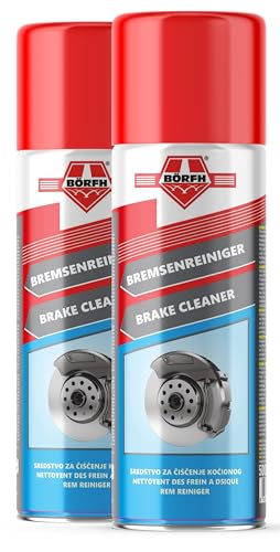 Preisvergleich Produktbild BÖRFH Bremsenreiniger - (2er Pack) Bremsenreiniger für Scheiben, Beläge, Bremssättel, Federn, Rotoren und Kupplung, Teilereiniger, Industrieteilereiniger