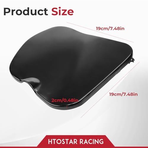 Htostar Racing Fuel Filler Lid Gas Tank Door Cover Cap Compatible With Toyota Tacoma 2005-2015 Double Cab 5 Foot Short Bed Replace For 77305-04904 by Htostar Racing - Image 4