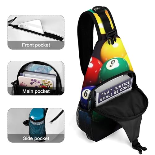 Mochila tipo bandolera deportiva blanca para senderismo y uso casual miniatura 4