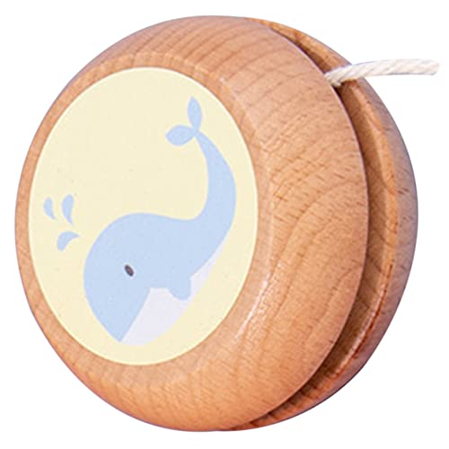 Bola de Madera para Juguete de Yo Yo con Cuerda para Desarrollar Coordinación y Flexibilidad para Aire y Diversión Creativa
