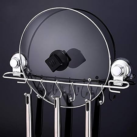 JK - Soporte de acero inoxidable para colgar utensilios de ...