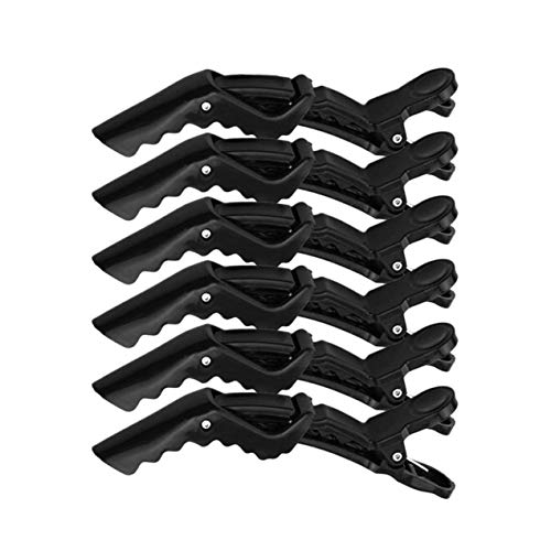 JullyCAnnice 5 peças/conjunto universal de grampos de cabelo de crocodilo profissional Grampos de co