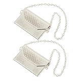 Toyvian 2pcs Dollhouse Metal...