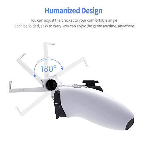 Clipe de suporte de telefone para controle PS5, suporte dobrável para celular Honeywhale, braçadeira