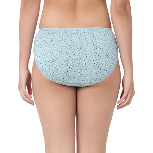 Image of juliet Cotton Hipster Premium Panties Set of 5 Full Coverage Stretchable Fabric