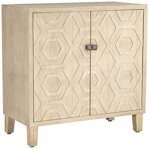 55 Downing Street Amari 31 1/2" Wide White Washed Wooden Cabinet #TOP1