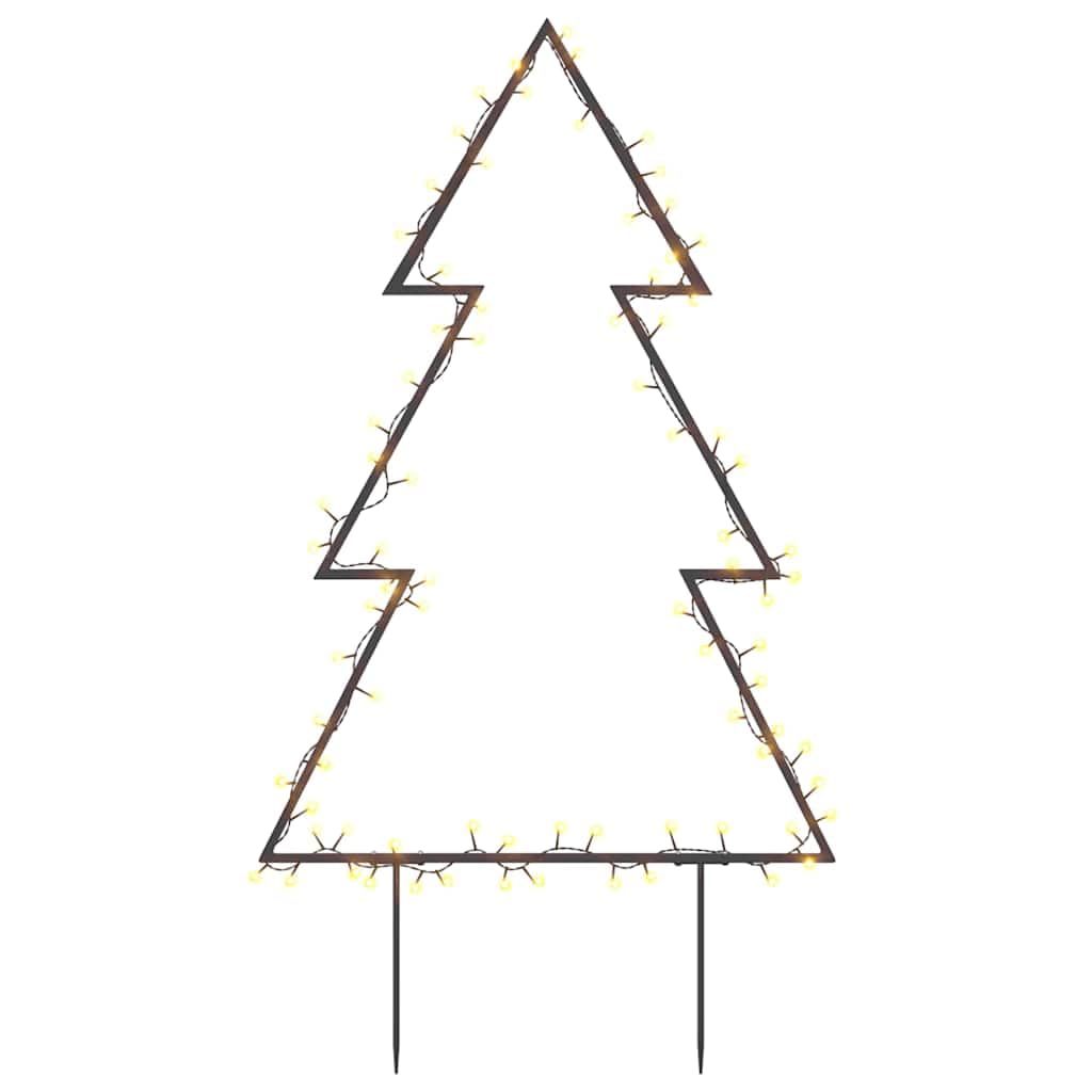 HXUHUWS Eye-Catching Christmas Light Decoration Tree with 80 Warm White LEDs, 8 Lighting Effects, Indoor/Outdoor Use, Black Cable