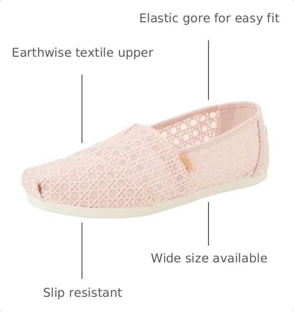 Image of TOMS Girls' Luca Slip-On Sneakers