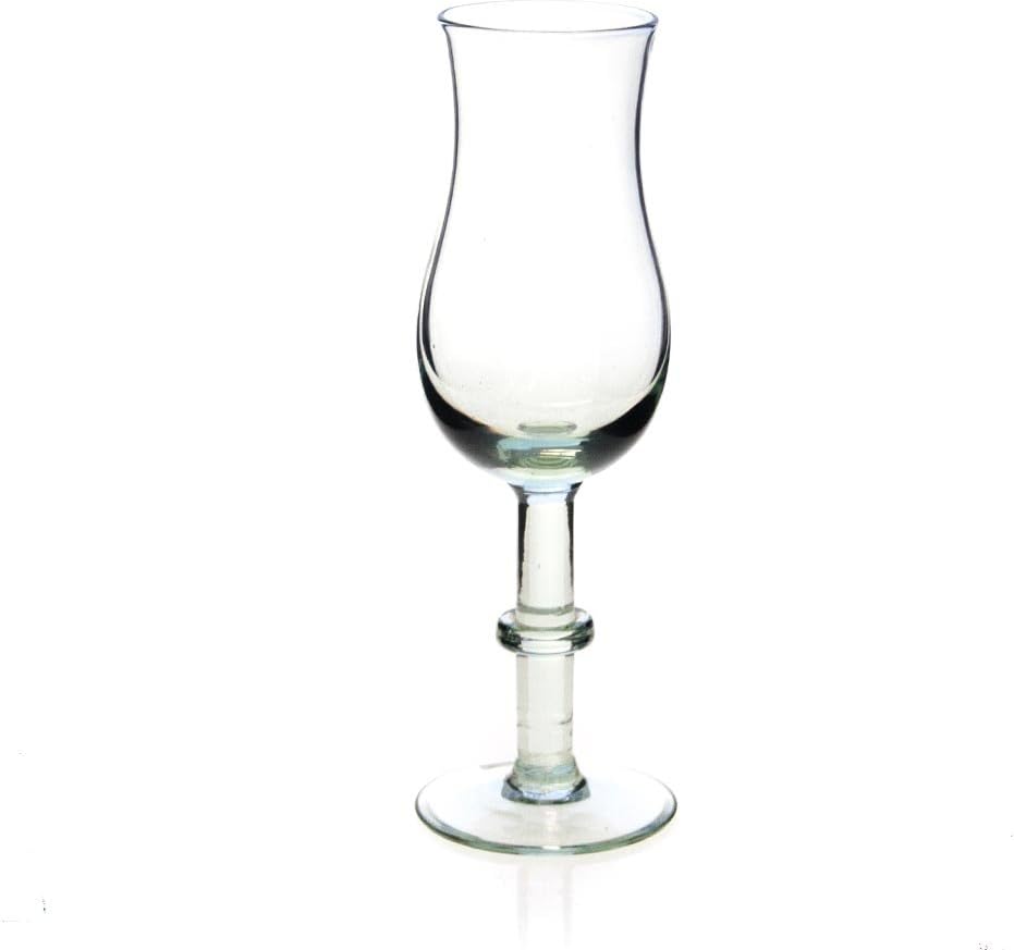 Ngwenya Glass Fair Trade unique Reuben Sherry/Port flute (Pair) - RR-8