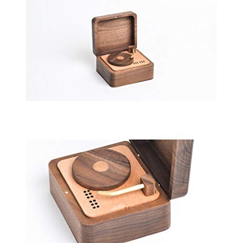 Caja de música disco de vinilo ZAW para relajarse sin pantallas 7