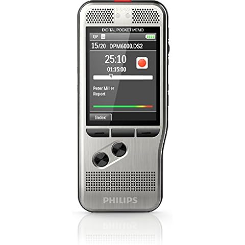Philips PocketMemo DPM6000 équipé d'une carte SD de 8 Go Cover
