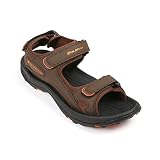 Orlimar Men's Spikeless Golf Sandals (Brown, Size 10)