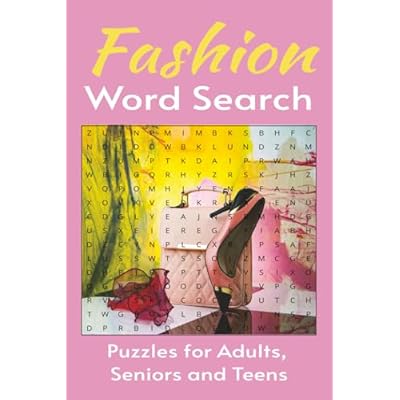 Fashion Word Search Puzzle Book