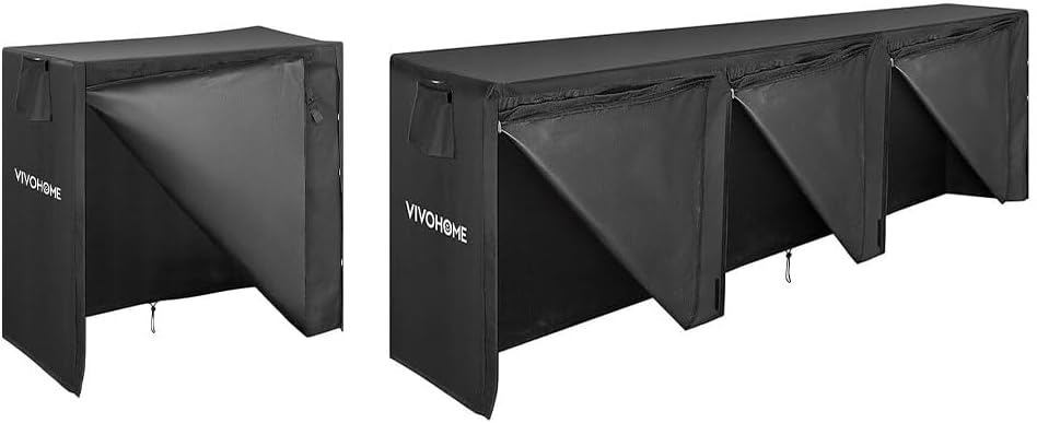 VIVOHOME 3ft Waterproof Log Rack Cover, Heavy Duty 600D Oxford Outdoor Firewood Storage Cover with Product Image 12ft Waterproof Firewood Log Rack Cover, Heavy Duty 600D Oxford Outdoor