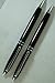 A.T.CROSS Classic Executive Companion Avatar Black Lacquer and Extremely Polished Chrome Appointments with Distinctive Cross Special Signature Mid Rings, Pen and 0.7MM Pencil Set. A Great Gift