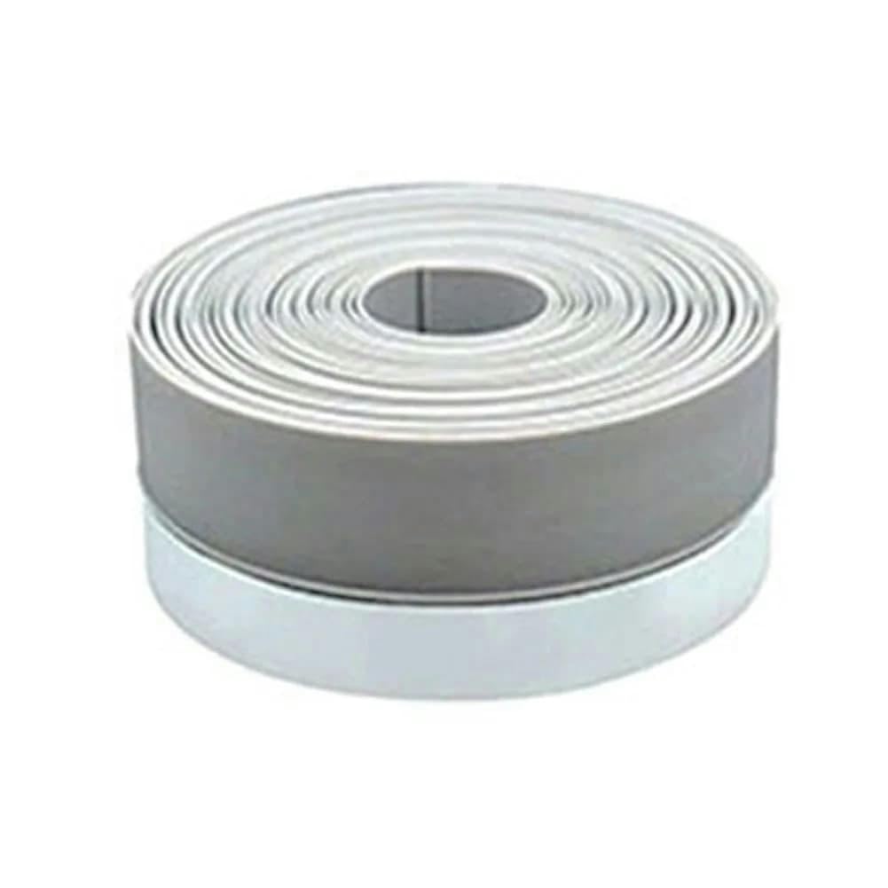 Bande d'étanchéité pour bas de porte PVC auto-adhésive 100 cm anti-poussière insonorisante blanche