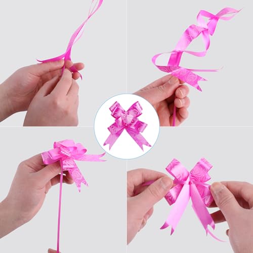 LOKIPA 10PCS Easter Basket Bags, Large Easter Basket Cellophane Bags with 10 PCS Colorful Pull Bow for Gifts Baskets Easters Party Favor Supplies(35.4X23.6 Inches) by LOKIPA - Image 4
