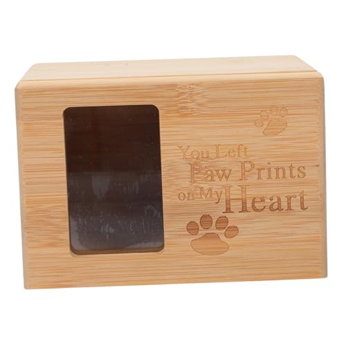 Boîte à cendres pour animaux en structure rigide : urne naturelle et durable HANABASS