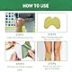 Pain Relief Patch Knie, Ksndurn Pain Relief Patch 40 Stück - Schmerzpflaster für Knie Schmerzpflaster Knie Wermutpflaster zur Schmerzlinderung
