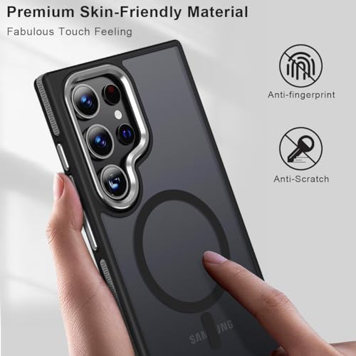 Image of MALEWOLF Magnetic Case for Samsung Galaxy S23 Ultra, Slim Matte Cover