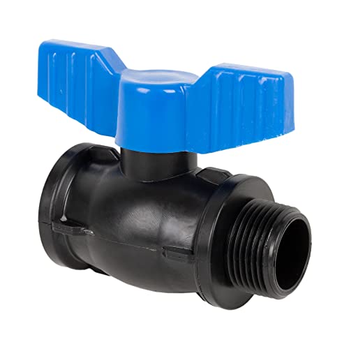 Cofan Válvula de Bola | Rosca Macho-Hembra PP PN16 | Medida: 3/4' x 3/4' | Venta Unitaria