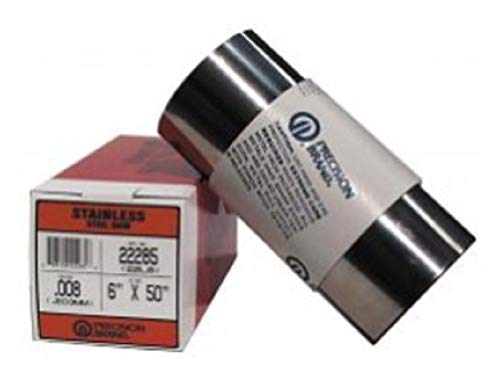 Stainless Steel Shim Stock Rolls - 22ll3 .003 ss shimstock 12"x5