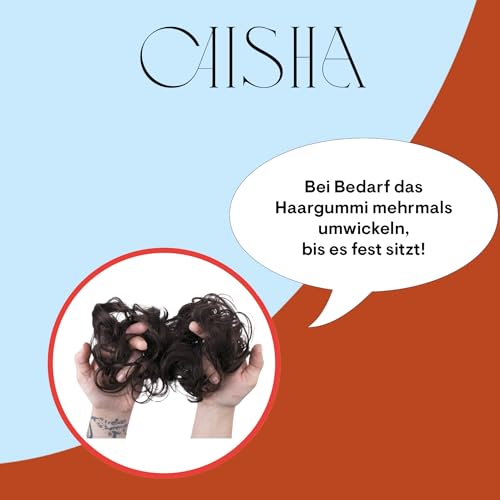 Haarteil Caisha XXL Haargummi für Dutt und Hochsteckfrisuren
