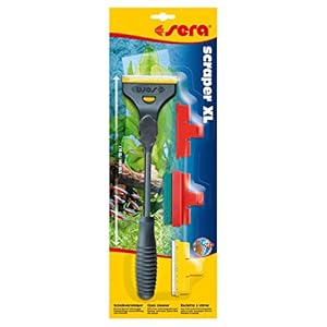 Sera Scraper – El Limpiador de Cristales para Acuario – el Limpiador de Hojas Ayuda a Eliminar Las Algas y Otras partículas de Suciedad de los Discos de acuarios.
