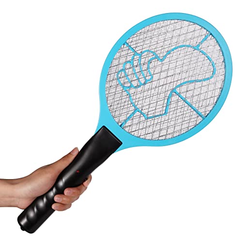Bug Zapper! 3000 Volts Fly Racket Swatter Electric Mosquito Killer For Indoor And Outdoor, 3 Safe Layer Fly Moth Insect Killer,2Aa Batteries Not Included （Circular） #TOP2