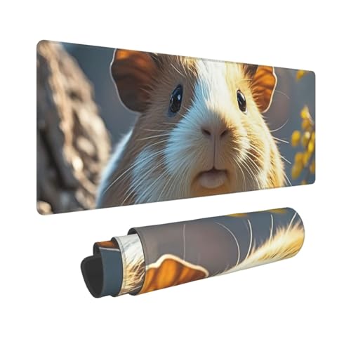 Tapis de souris de jeu XXL antidérapant long tapis de bureau pour clavier ordinateur