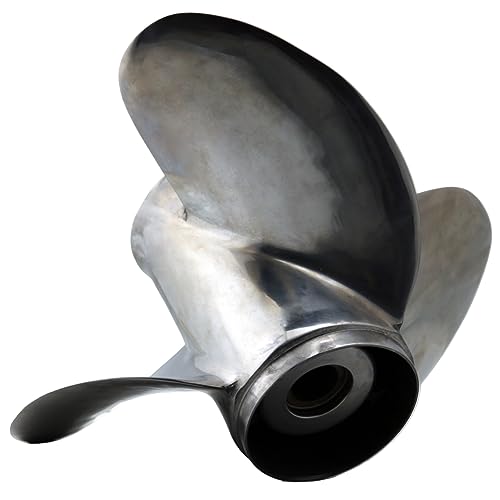 Boatman OEM Prop 14x21 Stainless Outboard Propeller fit Suzuki Boat Engine 70-140 HP，15 Spline Tooth by Boatman - Image 2