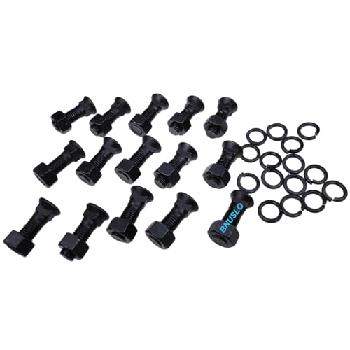 Image of 15 Plow Bolt Nut Washer Blades Cutting Edge 3 /4 10X2 1 /2 Grade 8 Dome Head 5J4773 2J3506 5P8248