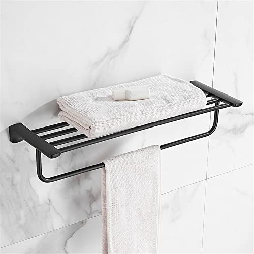 Porte-serviettes de salle de bain haut de gamme en acier inoxydable brossé
