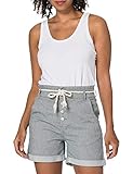 Un pantalón de verano con cinturón corsé para mujer.