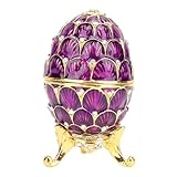 boite tole emaille Matériau de qualité : ressentez la différence avec notre œuf Fabergé. Fabriqué en alliage de zinc de pour une durabilité et une longévité supérieures, il apporte une assurance qui dure.