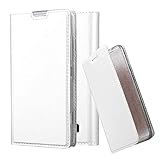 cadorabo Coque pour Nokia Lumia 520 en Classy Argent   Housse Protection avec Fermoire Magnétique, Stand Horizontal et Fente Carte   Portefeuille Etui Poche Folio Case Cover