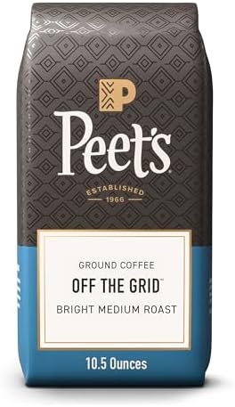 Peet's Coffee Ground Coffee Medium Roast, Off The Grid, 10.5 Ounces