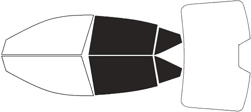 Miniatura 8 de Rvinyl Kit de tinte de ventana compatible con Nissan Altima 2019-2024 - Kit de precorte trasero - 5%