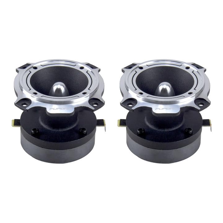 PUPOND 4 inch Tweeters, 300W Max Power, 50W RMS Car Speaker, 4 Ohm, 98dB Car Audio tweeters, Bullet Tweeters,Pair